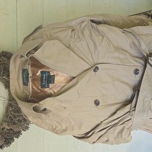 Vintage Ralph Lauren Womens Trench Coat Sz 14, Floor Length, Excellent Condition